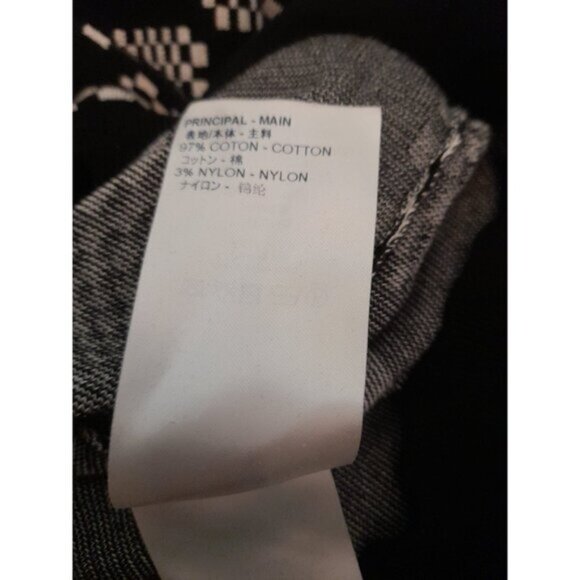Louis Vuitton Black & White Distorted Damier Sweater - Picture 8 of 12